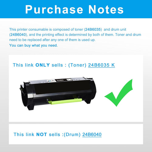1-Pack Black Compatible Toner Cartridge A108