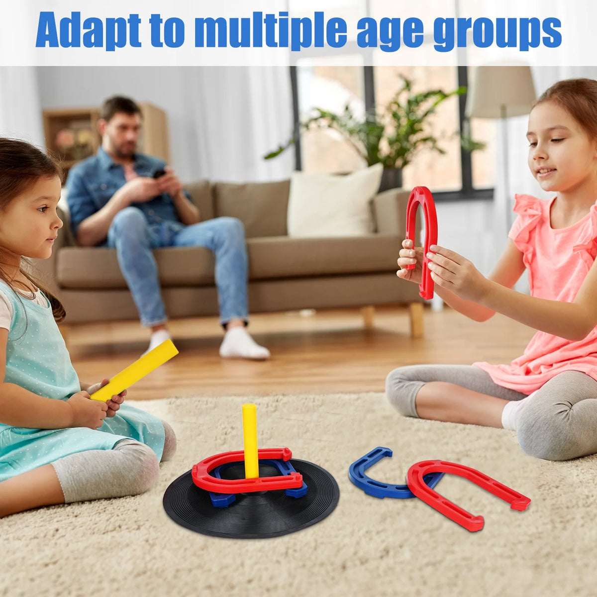 Rubber Horseshoes Game Set R812867