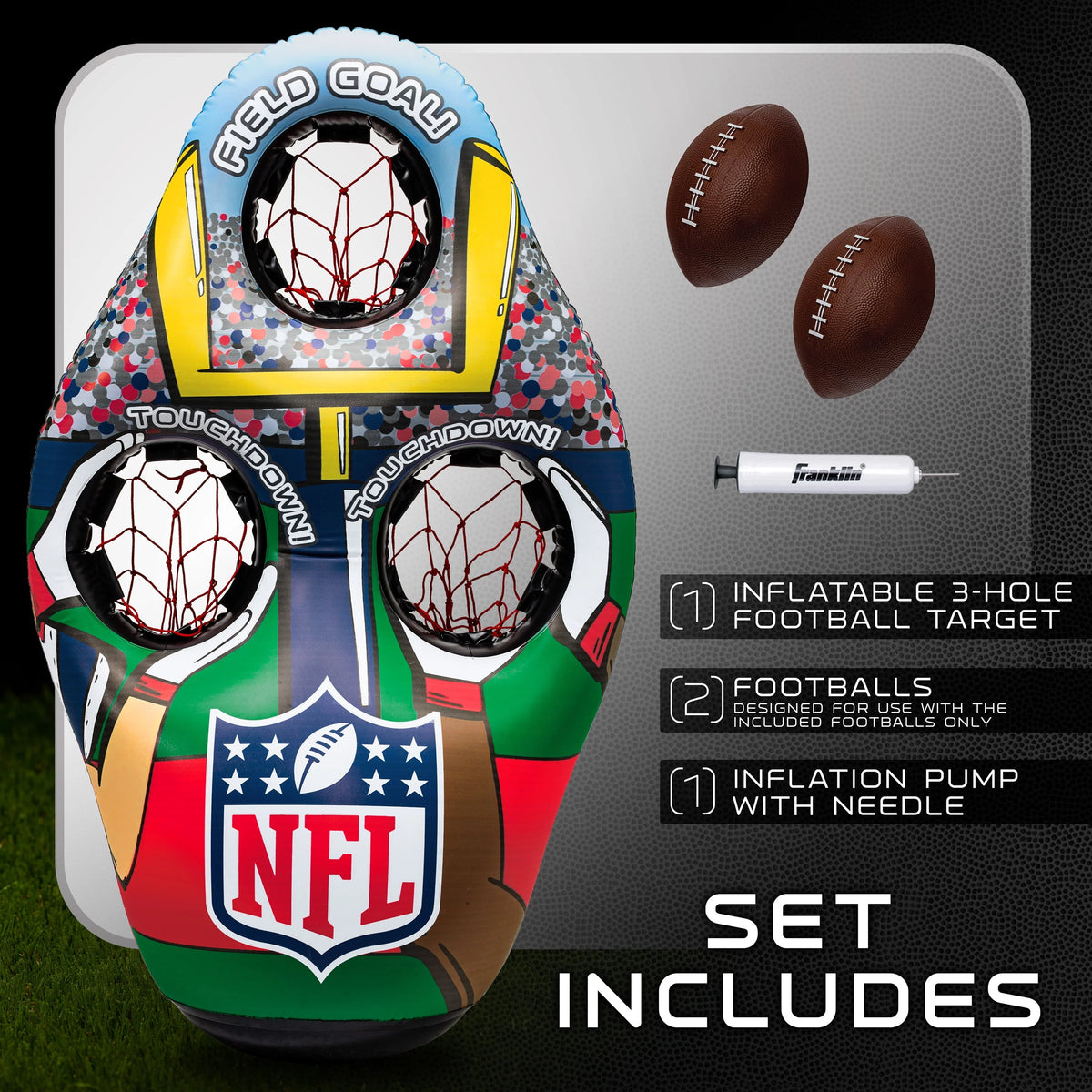XL Inflatable Football Target Toss Game R867