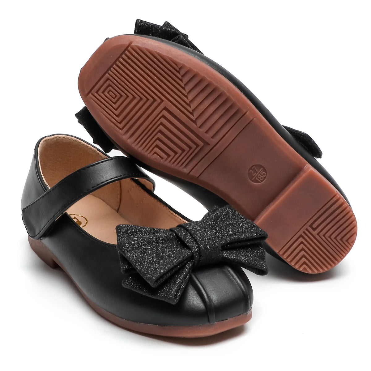 Black Mary Jane Ballet Flats Shoes J4804