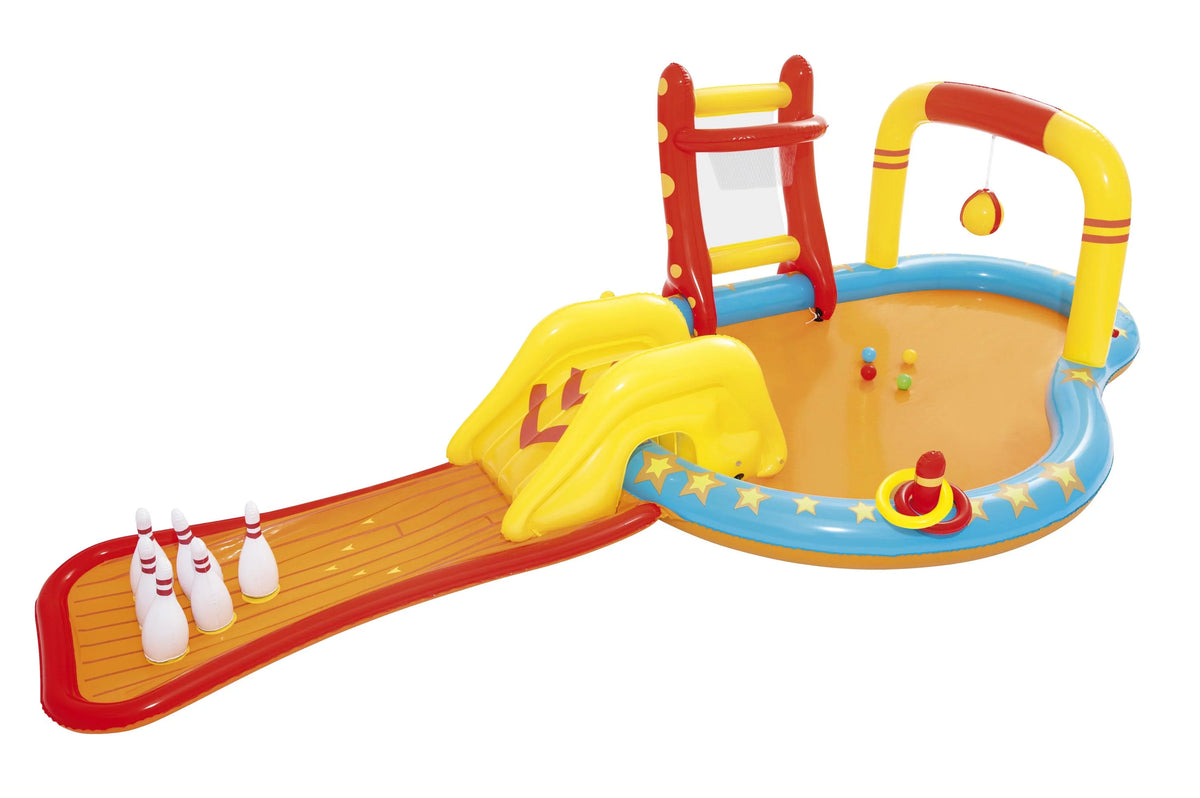 Inflatable Play Pool Center with Slide T48219