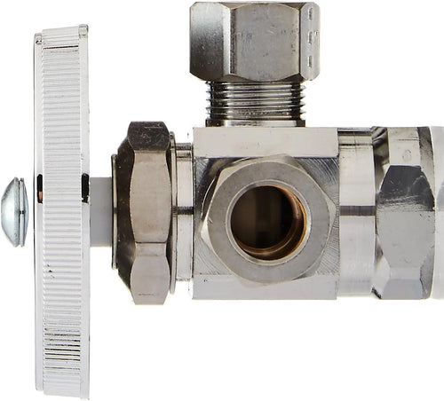 1/2-Inch Dual Outlet Stop Chrome H433499