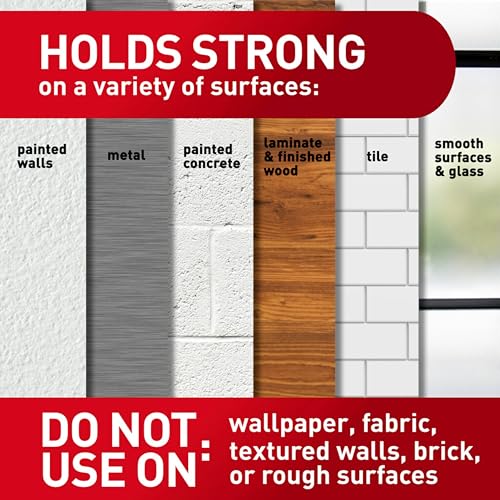 White Large Picture Hanging Strips, 14-Pairs W367