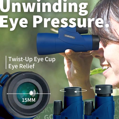 12x55 HD Monocular Telescope with BAK4 Prism & FMC Lens X306