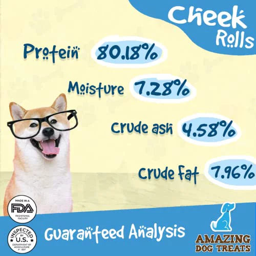 10" Beef Cheek Rolls 4 Count Dog Chew L93043