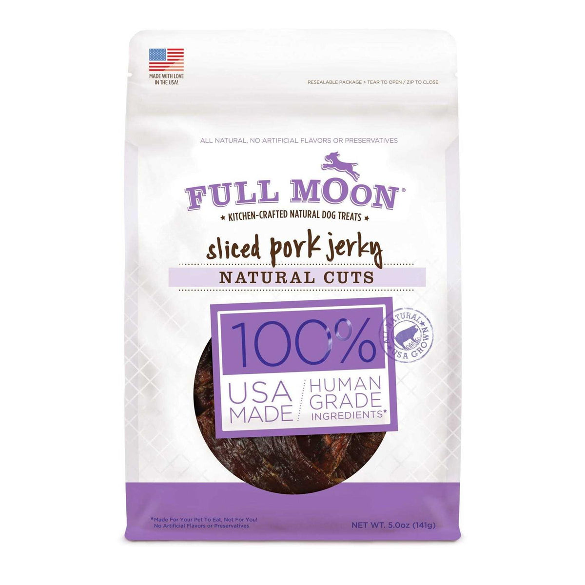 Natural Cut Pork Jerky Dog Treats R942