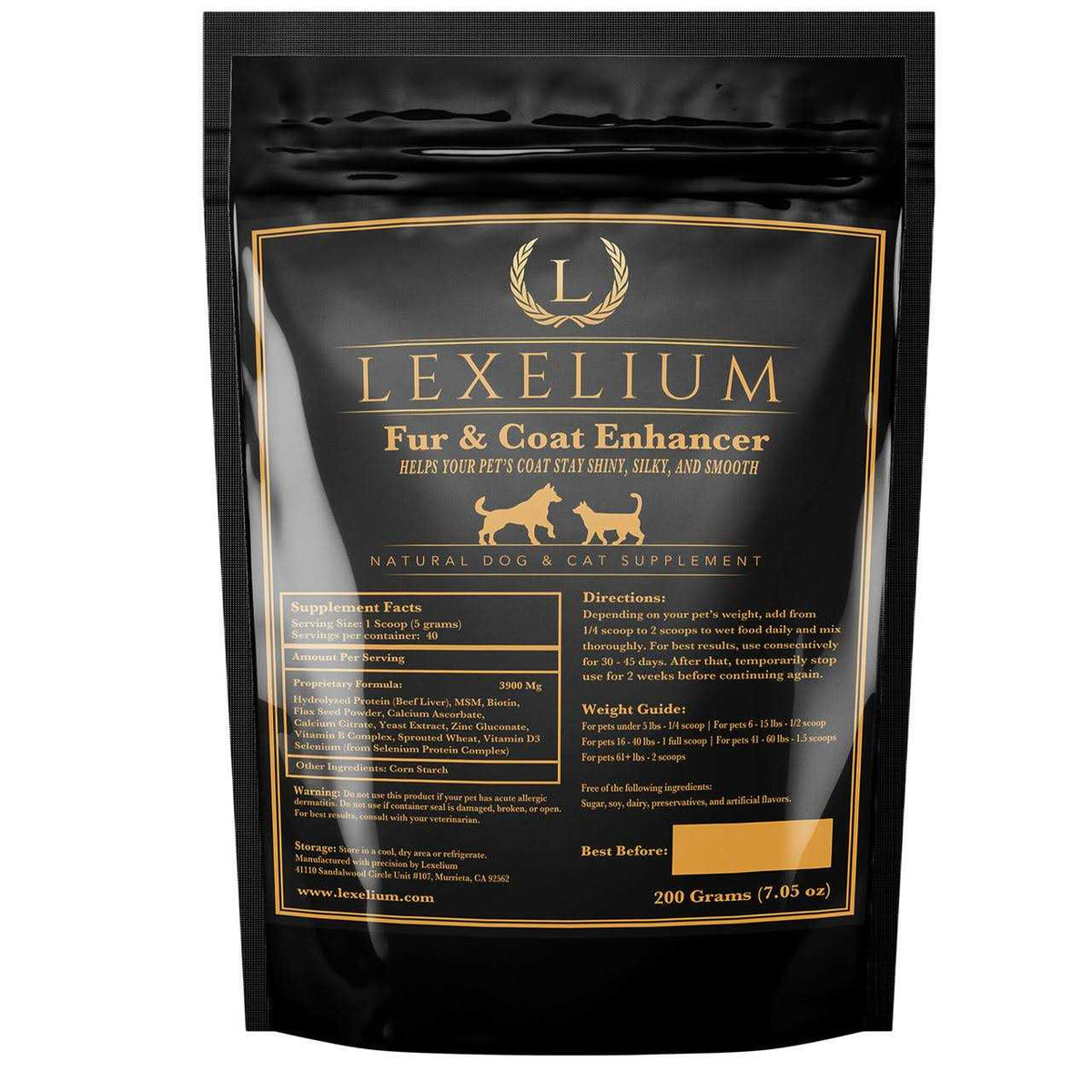 Dermatitis Skin and Coat Supplement for Dogs and Cats V456