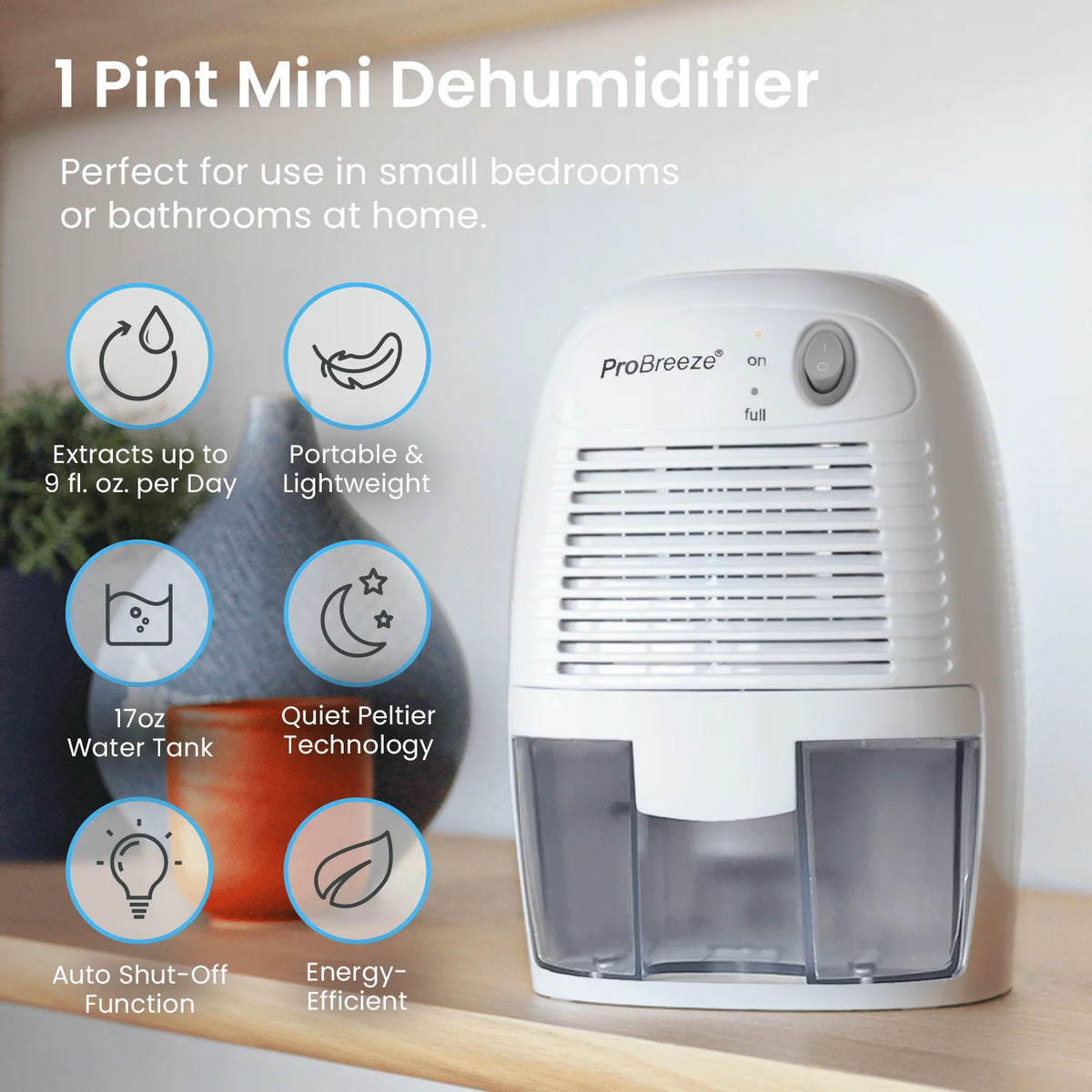 Mini Portable Dehumidifier 17oz M7735