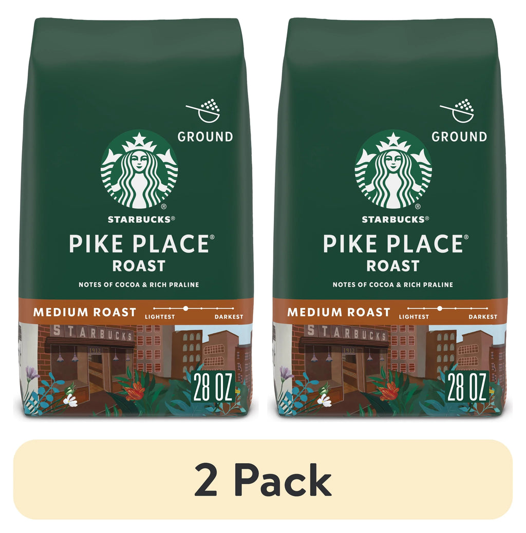 (2 pack) Medium Roast Ground Coffee, 28 oz X76847