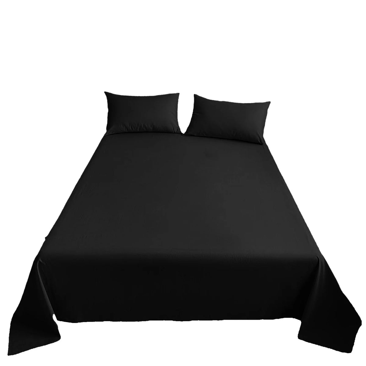 King Size Microfiber Sheets, Black C888