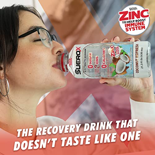 Zero Sugar Electrolyte Drink, 21.3 Fl Oz, 12 Count V98340