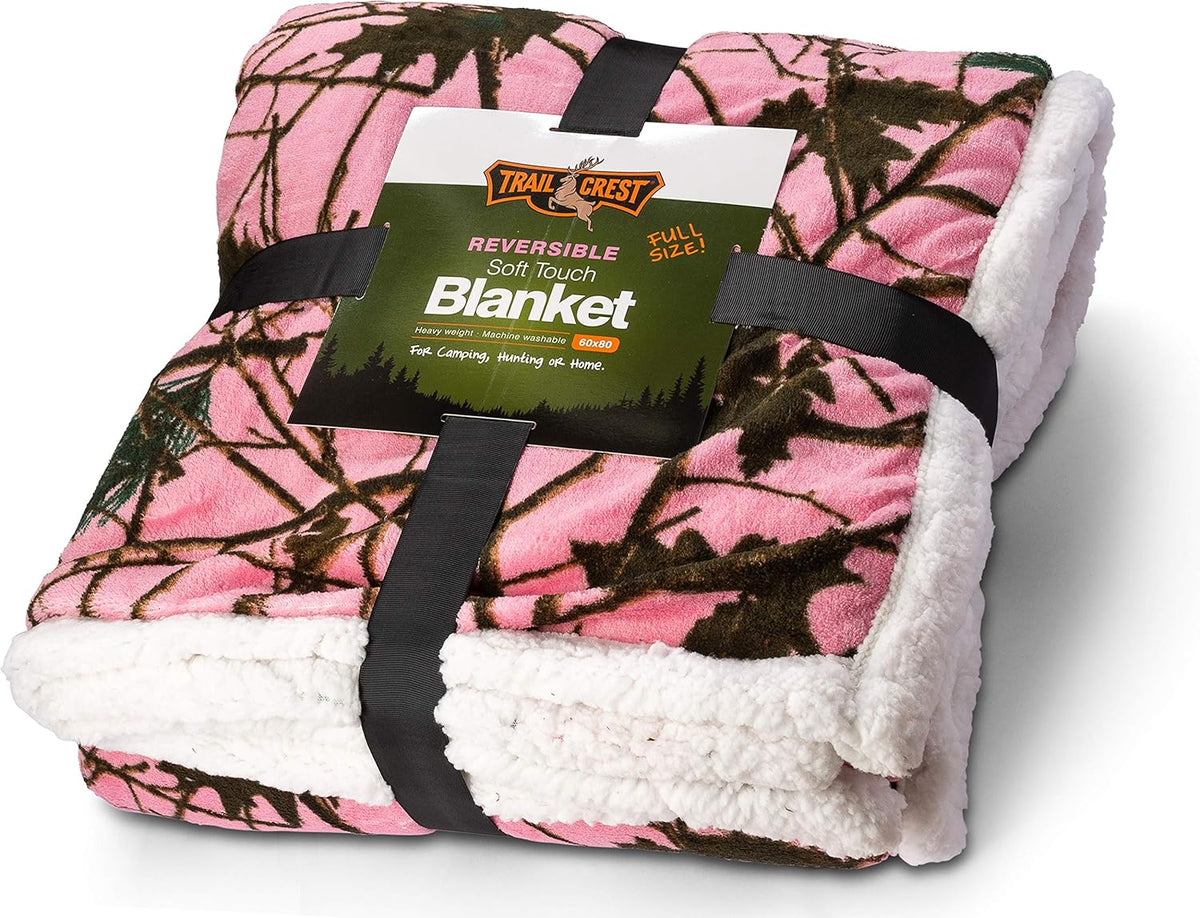 Reversible Camo Throw Blanket G979
