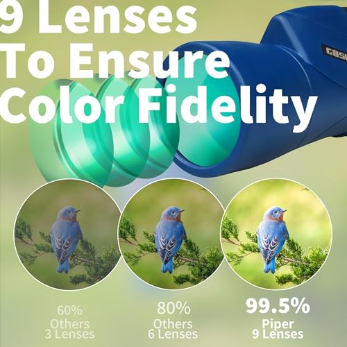 12x55 HD Monocular Telescope with BAK4 Prism & FMC Lens X306