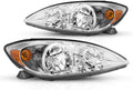Replacement Headlight Assembly for 2002-2004 Camry Amber Reflector Clear Lens Driver & Passenger Side K350010