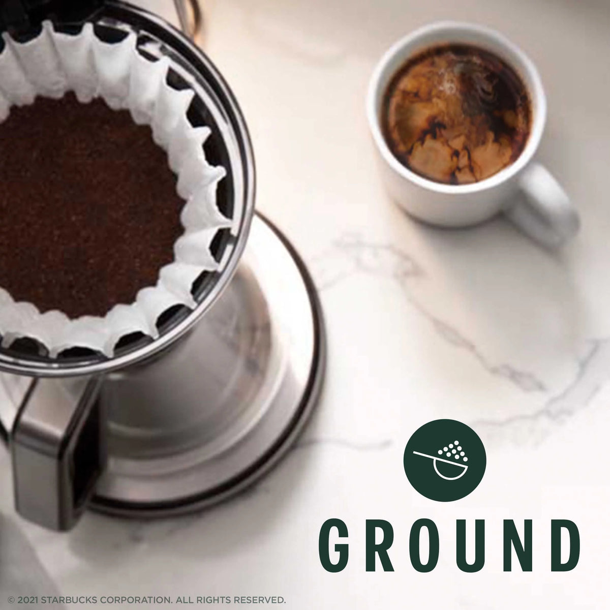 (2 pack) Medium Roast Ground Coffee, 28 oz X76847