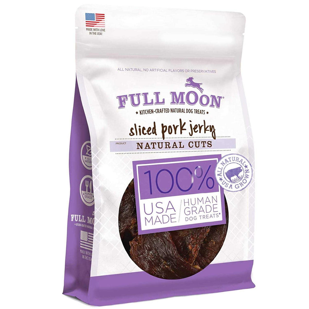 Natural Cut Pork Jerky Dog Treats R942