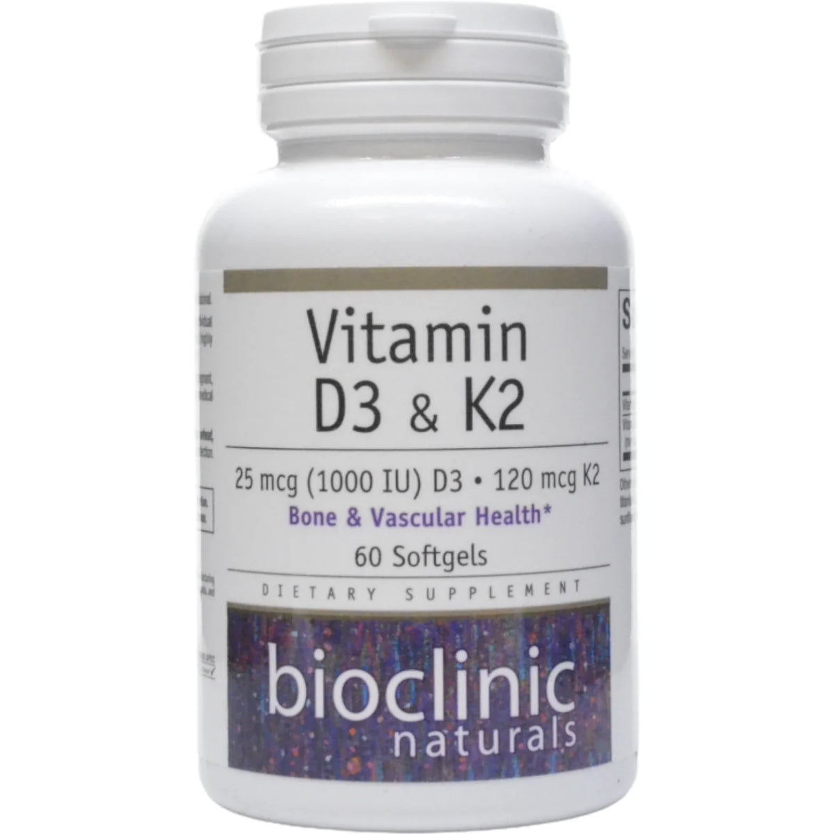Vitamin D3 & K2 60 gels W434