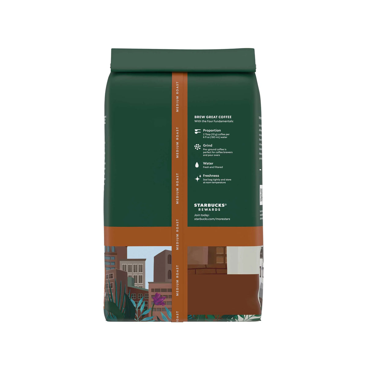 (2 pack) Medium Roast Ground Coffee, 28 oz X76847