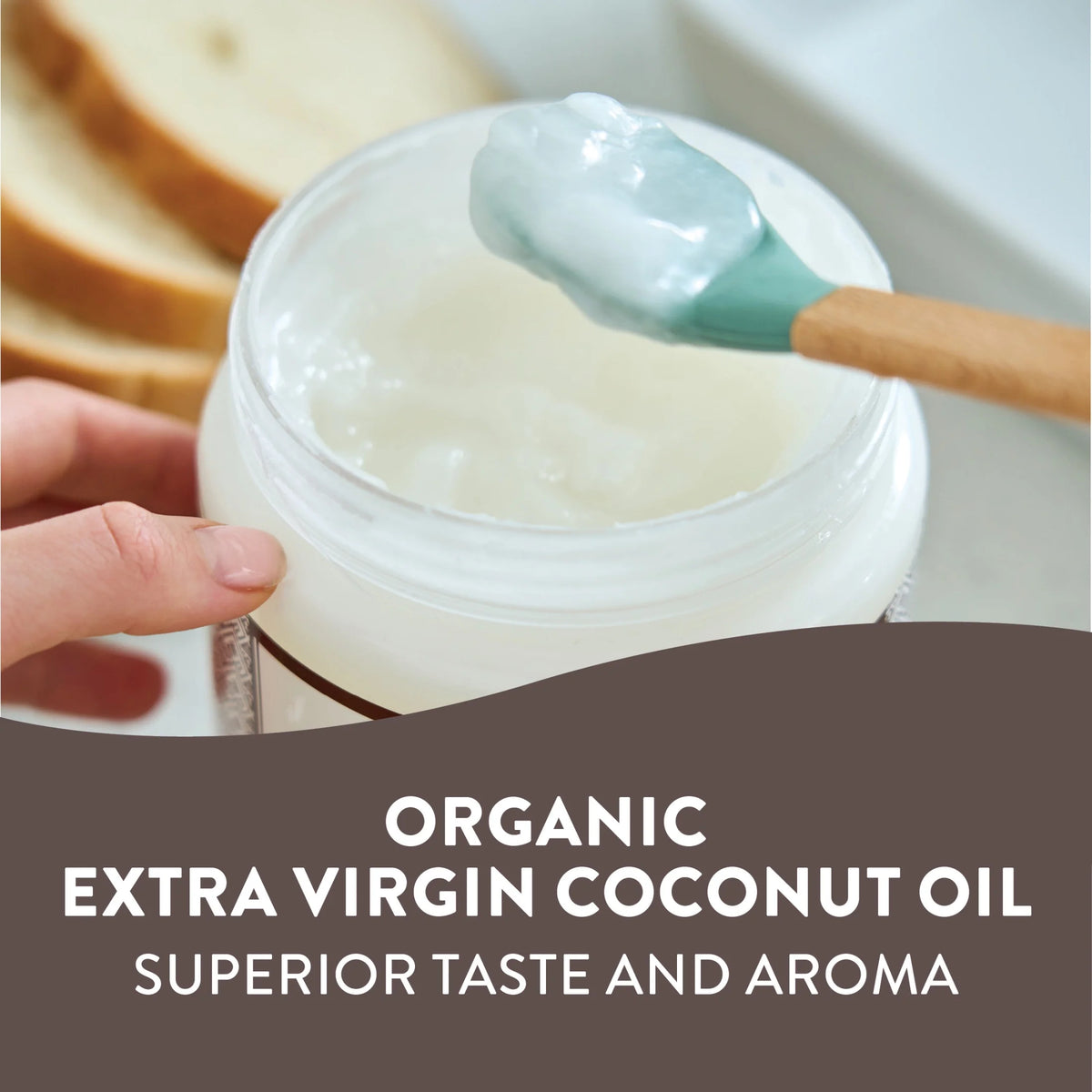 Organic Extra Virgin Coconut Oil, Cold-Pressed & Unrefined, 16 Fl Oz Z4681