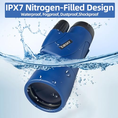 12x55 HD Monocular Telescope with BAK4 Prism & FMC Lens X306