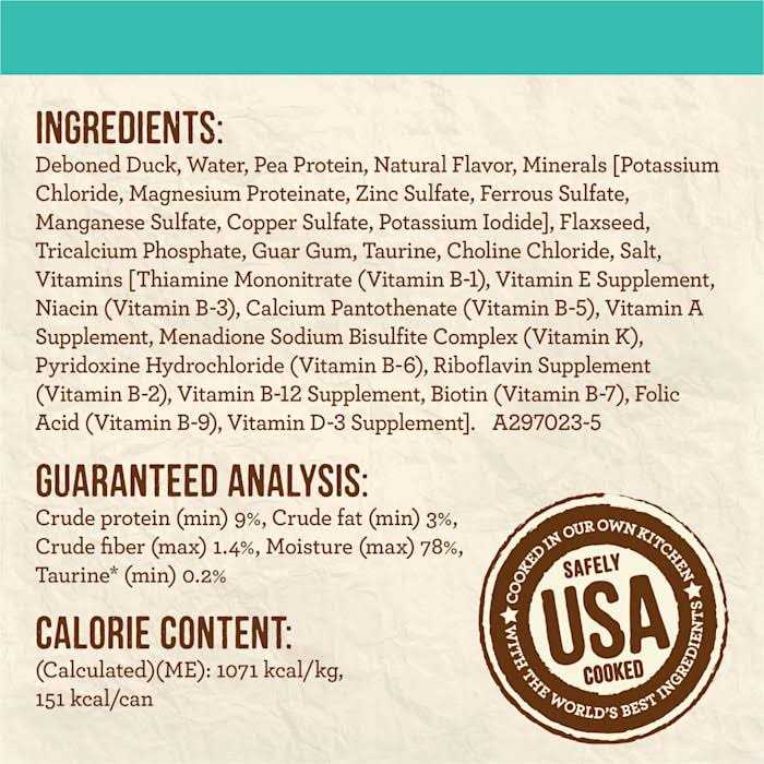 Grain Free Duck Pate Canned Cat Food Z549656