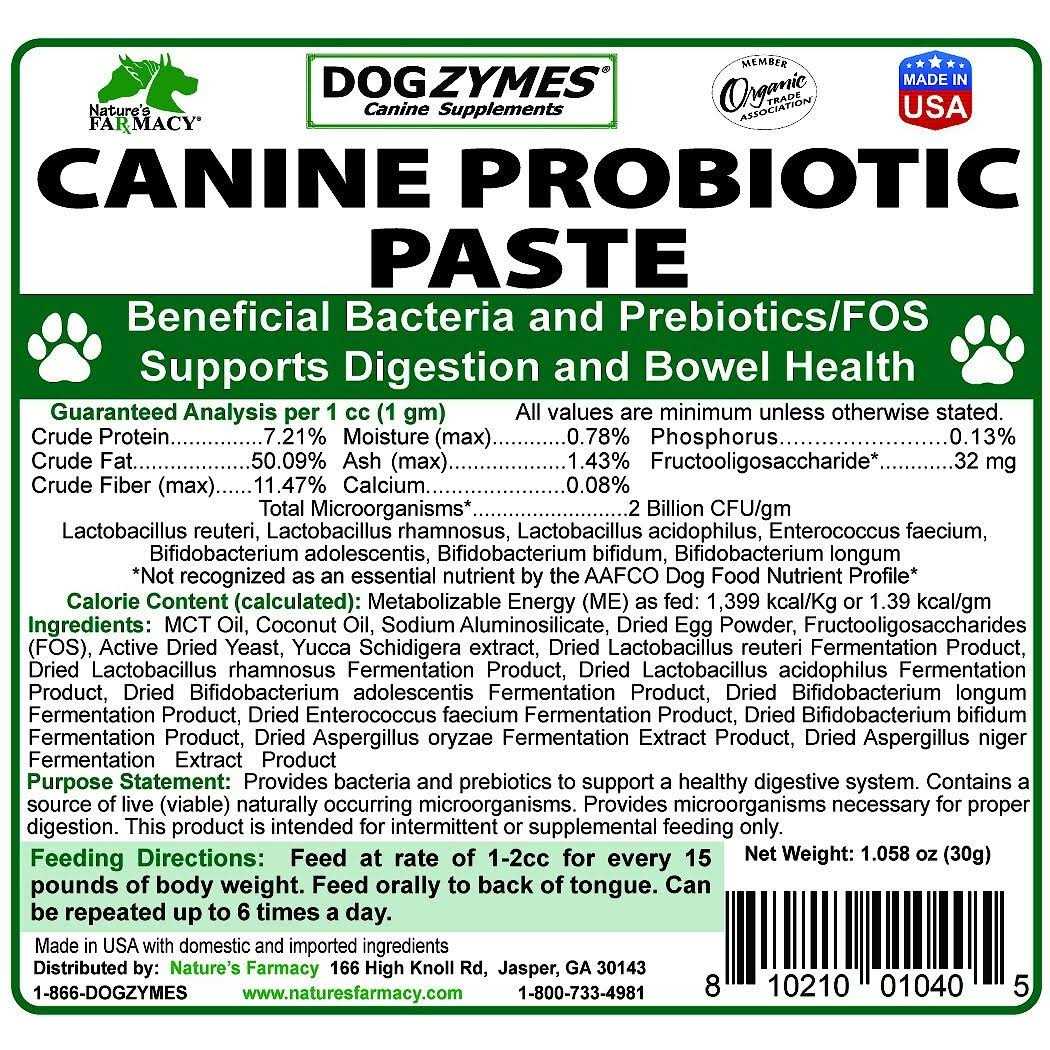 Canine Probiotic Paste P9222