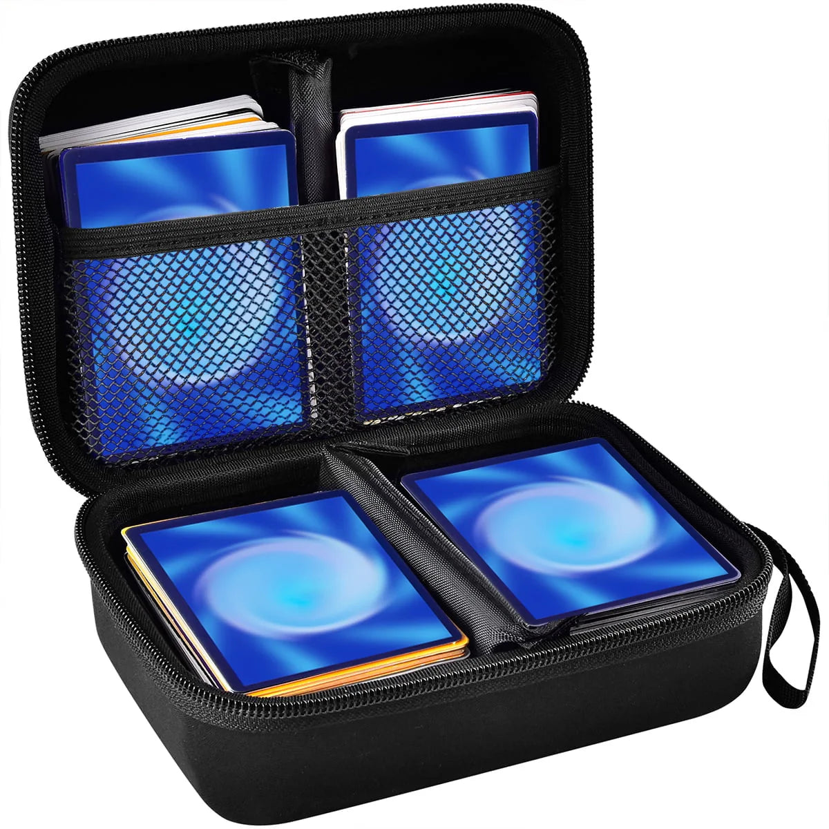 Black Trading Card Storage Box Binder Fits 400+ Cards A42060
