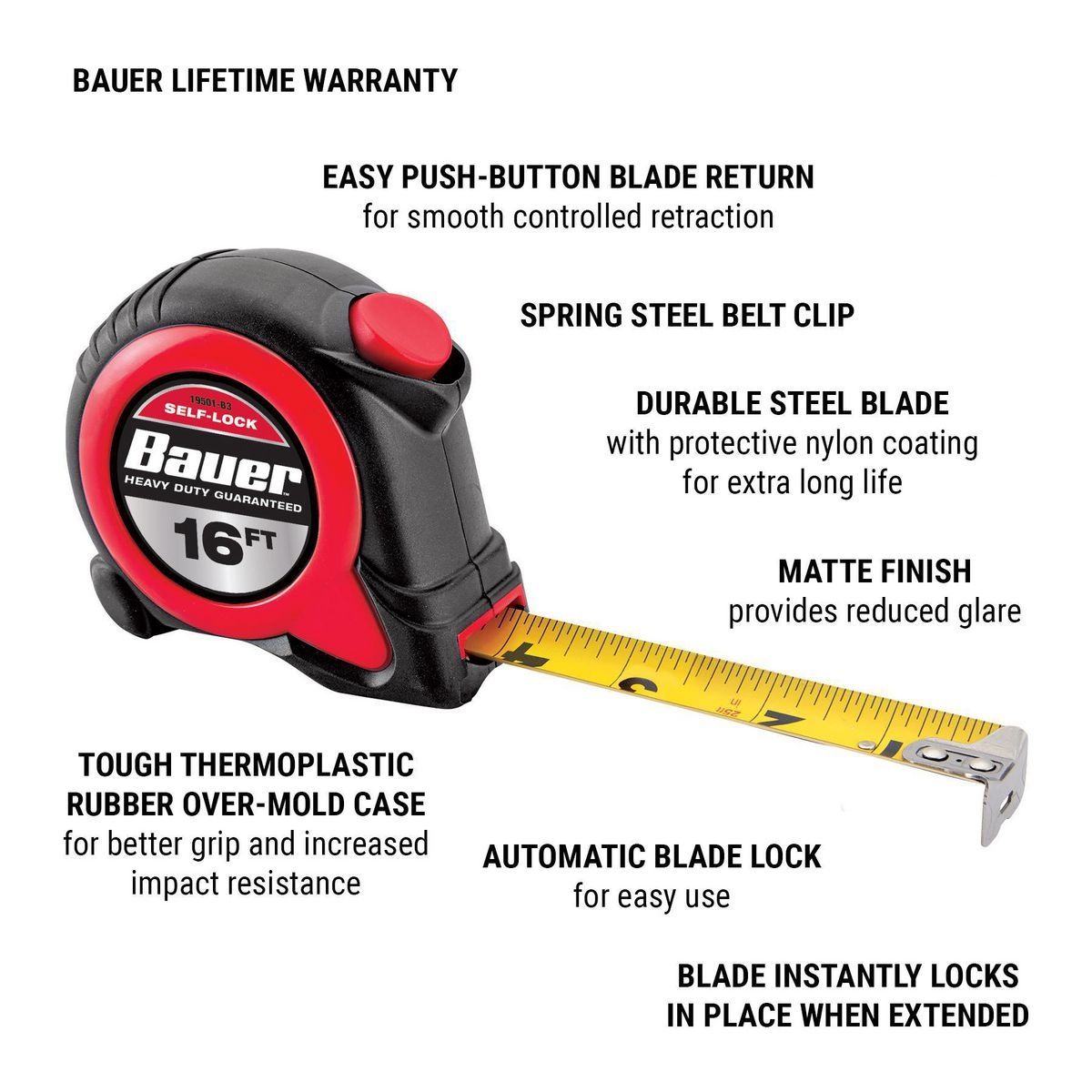 16 ft. Self-Locking Tape Measure G5111