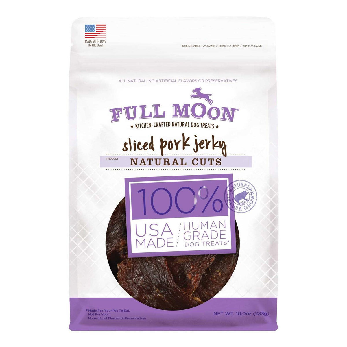 Natural Cut Pork Jerky Dog Treats R942