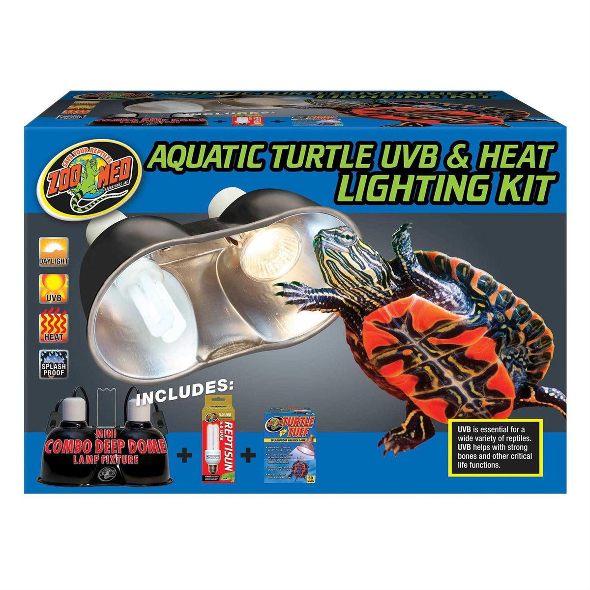 Aquatic Turtle UVB Heat Lighting Kit E984313