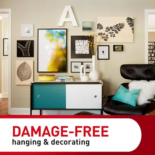 White Large Picture Hanging Strips, 14-Pairs W367